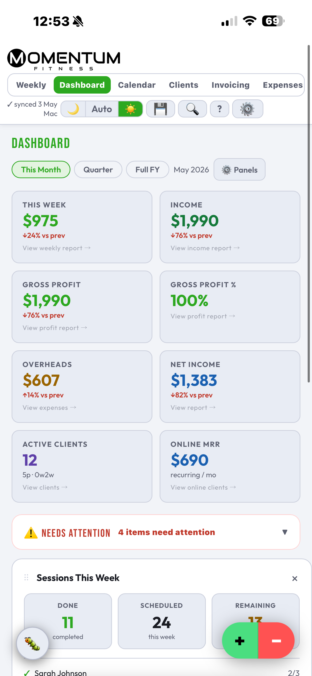 Revenue Dashboard